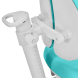 Комплект Anatomica Genius парта + кресло + надстройка + выдвижной ящик + подставка для книг белый/голубой с голубым креслом Armata Duos