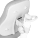 Комплект Anatomica Genius парта + кресло + надстройка + выдвижной ящик + подставка для книг клен/серый с серым креслом Robin
