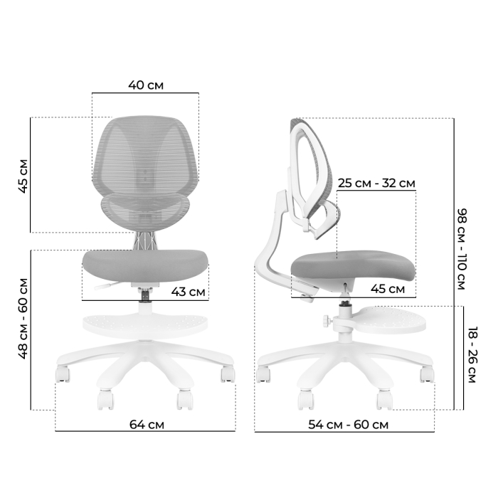 Характеристики Детское кресло Anatomica Farang Характеристики Детское кресло Anatomica Farang